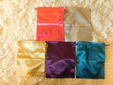 Plum Purple Extra Extra Large 12" x 15" Satin Gift Bag - 10 Pack