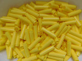 Neon Yellow Lip Balm Tubes Only (No Caps) - 10 Pack
