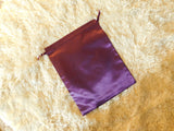 Plum Purple Extra Extra Large 12" x 15" Satin Gift Bag - 10 Pack