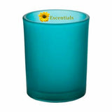 Blue Lagoon Frosted Votive Candle Holder