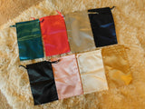 Gold Extra Large 8" x 13" Satin Gift Bag - 1 Pack, Wedding Gift Bag, Mother Day Gift Bag, Baby Gift Bag, Christmas Gift Bag