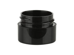 Black Lip Balm Jar Only - 10 Pack