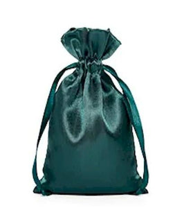 Cyan Green Extra Extra Large 12" x 15" Satin Gift Bag - 10 Pack, Wedding Gift Bag, Mother Day Gift Bag, Baby Gift Bag, Christmas Gift Bag