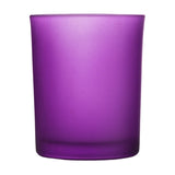 Purple Frosted Votive Candle Holder