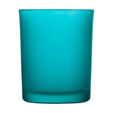 Blue Lagoon Frosted Votive Candle Holder