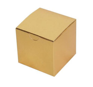 Gold 3x3x3 Gift Box - 10 Pack