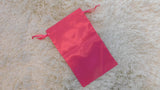 Hot Pink Extra Large 8" x 13" Satin Gift Bag - 10 Pack