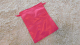 Hot Pink Extra Extra Large 12" x 15" Satin Gift Bag - 10 Pack