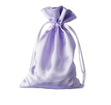 Lavender Extra Extra Large 12" x 15" Satin Gift Bag - 1 Pack