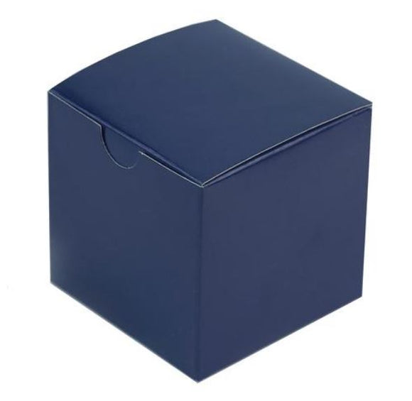 Navy Blue 3x3x3 Gift Box - 10 Pack