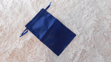 Navy Blue Extra Large 8" x 13" Satin Gift Bag - 1 Pack