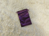 Plum Purple Extra Large 8" x 13" Satin Gift Bag - 10 Pack