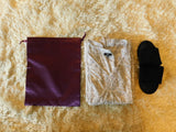 Plum Purple Extra Extra Large 12" x 15" Satin Gift Bag - 10 Pack