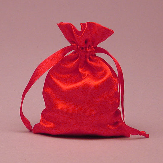Red Large Satin Gift Bag - 1 Pack