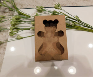 Kraft Teddy Bear Cut Out Soap Box - 5 Pack