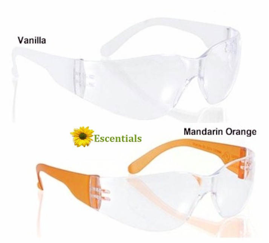Mandarin Orange Safety Glasses - Small