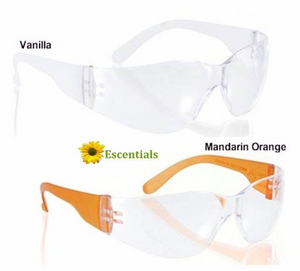 Mandarin Orange Safety Glasses - Regular