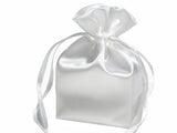 White Large Satin Gift Bag - 1 Pack